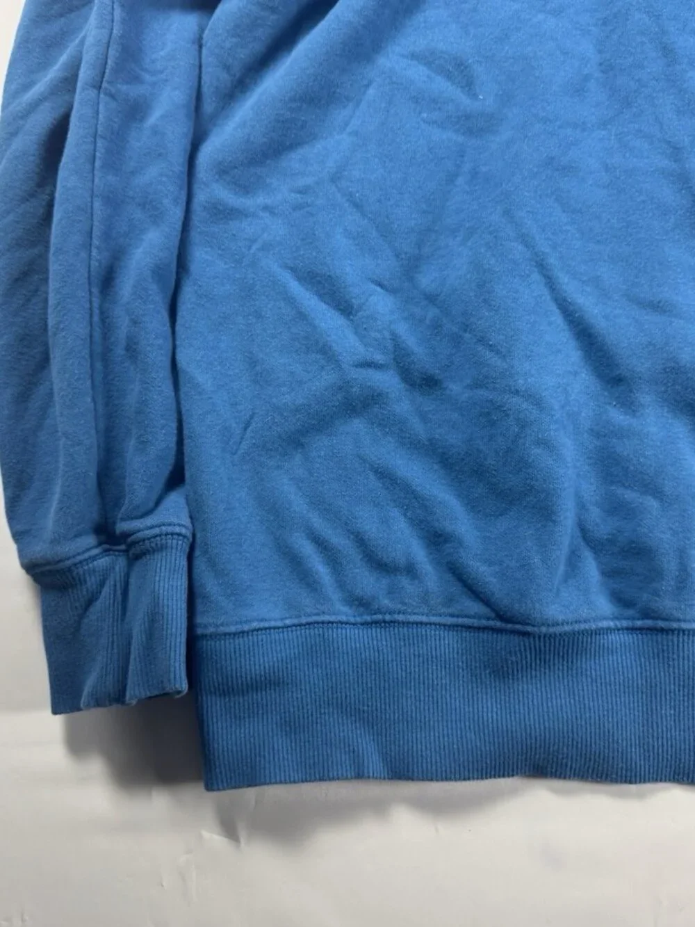 The North Face Mens L Blue Half Dome Big Logo Pullover Sweatshirt Hoodie